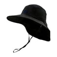 thumbnail image 1 of Sombrero de sol de ala ancha para exteriores con protección solar,chal cortavientos y transpirable.Sombrero de pescador para viajes.Sombrero con protección UV para la playa,senderismo y ocio., 1 of 6