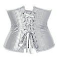 thumbnail image 3 of Corset Top Corset Lingerie For Women Bustier Tops For Women Underbust Corset Tops For Women Gray M, 3 of 5