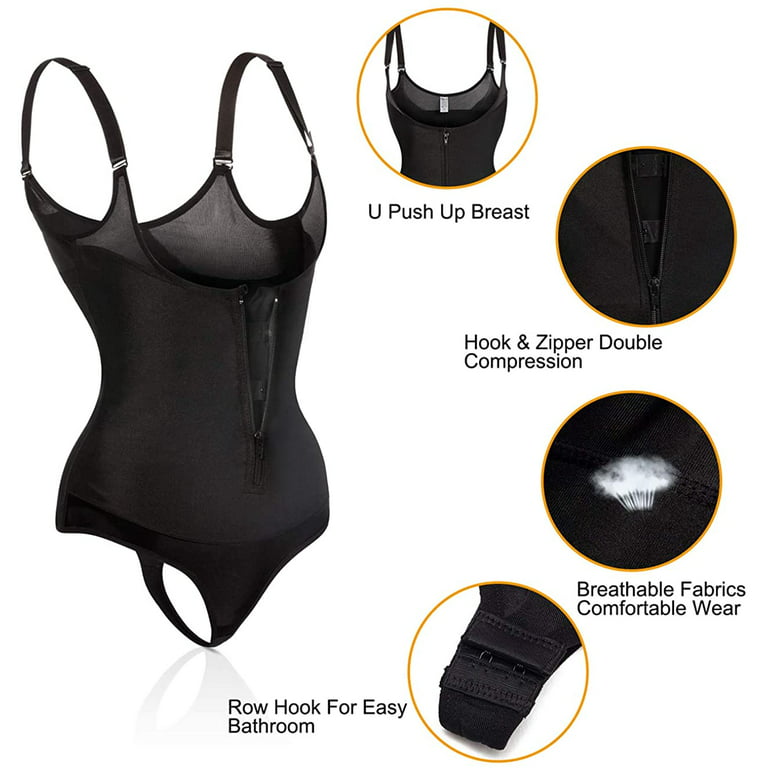  Eleady Black Shapewear Bodysuit for Women Tummy