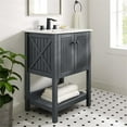 thumbnail image 2 of Modway Steam 24" Bathroom Vanity in Gray White, 2 of 10