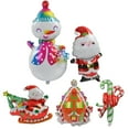 thumbnail image 3 of Christmas Foil Balloons, 5pcs Environmental Protection Christmas Aluminum Foil Balloons  For Birthday For Christmas Party For Christmas Tree Decorations, 3 of 8