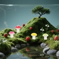 thumbnail image 4 of Raindrops 120Pcs Small Foam Mushroom Miniatures with Realistic Design for DIY Garden Terrarium Table Decor, 4 of 8