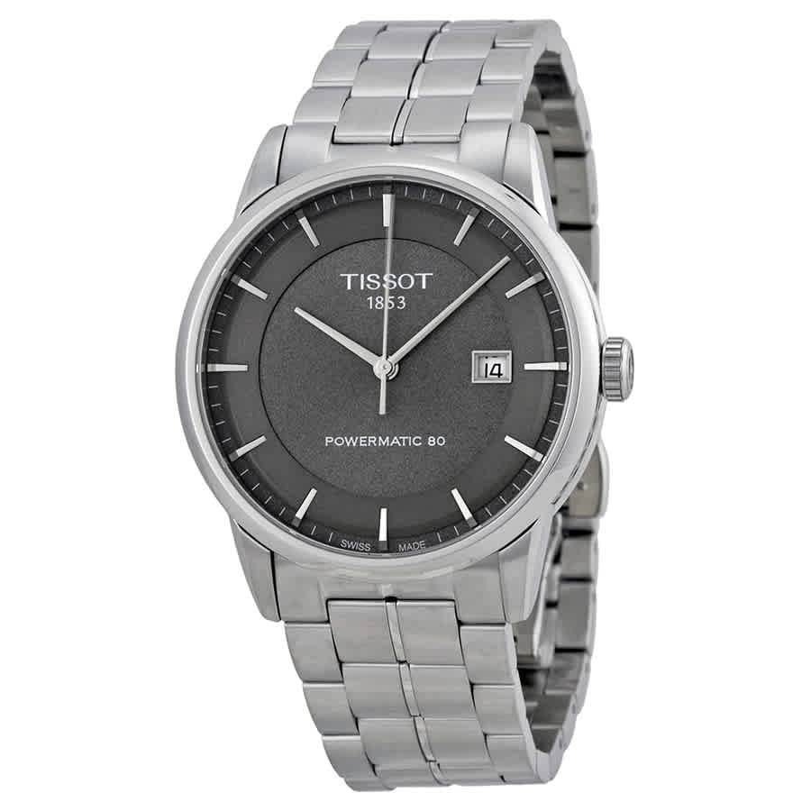 Tissot Tissot Luxury Automatic Anthracite Dial Stainless Steel Men