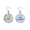 thumbnail image 1 of Patrón de flores de estilo japonés hojas China Asia Pendientes de sandía verano lóbulo desgaste Unbranded M, 1 of 3