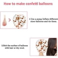 thumbnail image 7 of Cooary 127 Pcs Balloons Different Sizes 5/10/12/18 Inch Dusty Rose Gold White Confetti Balloons As Happy Birthday Wedding Graduation Garland Arch Kit Princess Ballon Party Supplies Decorations, 7 of 7