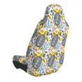 thumbnail image 2 of Wukai Sea Turtle Full Set Car Seat Covers with Soft Padding Universal Auto Front Seats Protector and Cushion Mat, 2 of 5