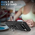 thumbnail image 3 of HCTian Military Grade Case for Google Pixel 8 Pro Case Pixel 8 Pro Case with Kickstand Ring Holder Slide Camera Cover Protection Shockproof Case for Google Pixel 8 Pro Phone Case, 3 of 9