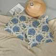 thumbnail image 5 of Spring Floral Pillow Covers 16x16 Pack of 2 Blue Hydrangea Flower Throw Pillow Covers Decoration,Summer Holiday Decor Pillowcase Rustic Farmhouse Linen Cushion Case for Home Couch Sofa Outdoor, 5 of 6