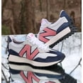 thumbnail image 3 of New Balance 327 Men’s Size 9.5 White Natural Pink Custom MS327PW, 3 of 6