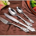 thumbnail image 3 of ELiTA ESSENTIALS Luxury 30-Piece Royal 304 Stainless Steel Flatware Sets Service for 6, 3 of 11