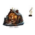 thumbnail image 1 of Escultura de la Natividad,Adorno acrílico 2D Adorno de pie,Figura de escritorio,Escultura de nota musical para escritorio,oficina,decoración del hogar,Figura decorativa de, 1 of 8