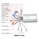 thumbnail image 5 of Eléctrico 36V / 48V / 500W Triciclo Eléctrico Modo Dual Controlador Sin Escobillas De 12 Tubos Controlador De Vehículo Eléctrico Crucero Tercera Marcha Accesorios Para Bicicleta Sweethay OD007097-00, 5 of 6