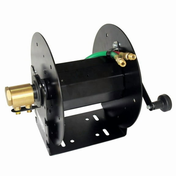 (Price/Reel)Blue Star BSHDHOSEREEL 1/4" Twin Hose 100' Hand Crank U-shape Heavy Duty Hose Reel (hose not included)