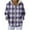 Purple, variant on ZUKMRJPC Womens Zip Up Hoodie Long Sleeve Vintage Plaid Knitted Cotton Outwear Fall Winter Lightweight Hooded Sweatshirt with Pockets