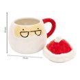 thumbnail image 3 of Taza Holiday Time de Cerámica con Tapa Santa Claus 600 ml, 3 of 4