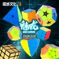 thumbnail image 2 of YJ Moyu Meilong Magic Cube Stickerless Pyramid Skew Megaminx SQ1 Smooth Speed Cube Educational Toy, 2 of 8