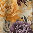 thumbnail image 2 of Designart "Composition Of Cottage Flowers In Beige And Purple II" Floral Blackout Curtain Panels, 2 of 4