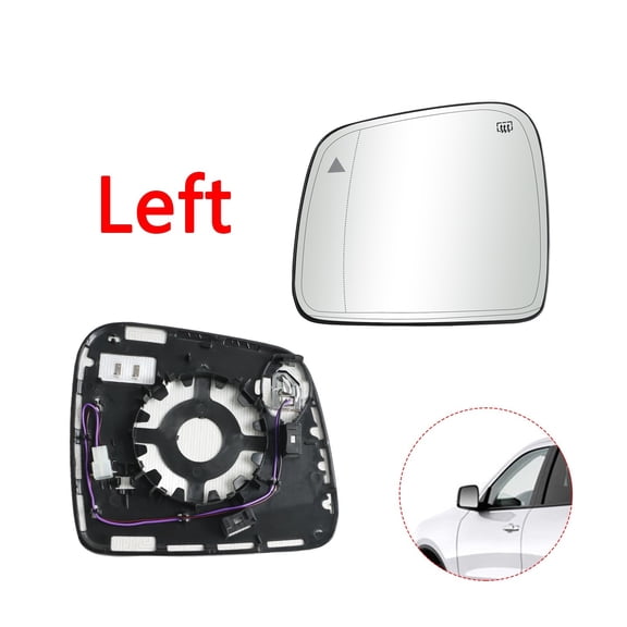 Driver Side Mirror Glass with Blind Spot For Jeep Grand Cherokee 2011-2021