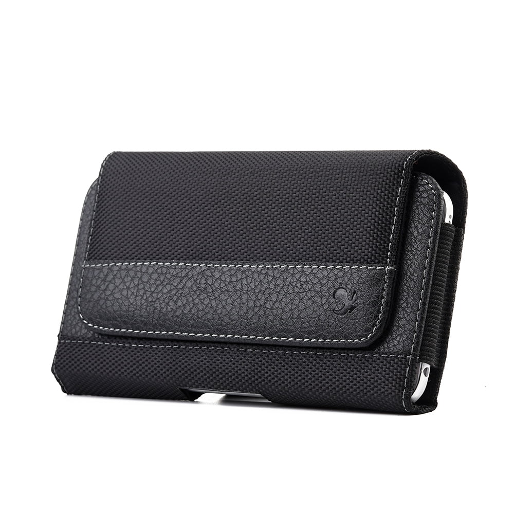 Black nylon book wallet