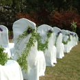 thumbnail image 3 of Jinsinto 25pcs Chair Cover Bows Ribbon Bows 17 X 275cm (not Include Chair Covers) white, 3 of 5