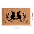 thumbnail image 3 of 16" X 24" Hi Easter Doormat Easter Kitchen Decor Peeps Easter Decor Easter Outdoor Decorations Easter Decorations Outdoor Springeaster Door Cover Personalized Easter Rug Outside Easter Decor, 3 of 8
