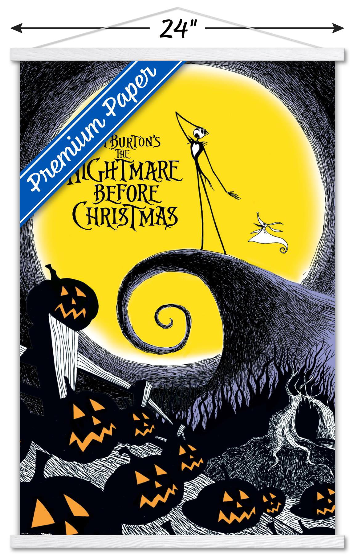 The Nightmare Before Christmas Tim Burton Movie Art Silk Poster 12x18 24x36" 005 