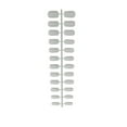 thumbnail image 4 of 1 Set Glue on Nails Stick Wraps of Multiple Medium Length Files Stick Full Cover Wraps Art Decals Artificial Beauty Tool Manicure Kit Decorations 28, 4 of 6