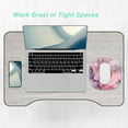 thumbnail image 4 of SHILIU-Small Mouse Pad 6.6 Inch, Takes up Wrist and Mouse Space, Waterproof Compact Mini Mouse Mat for Laptop Computer Wireless Mouse Keyboard Home Office Travel,Pink Gold Marble, 4 of 4