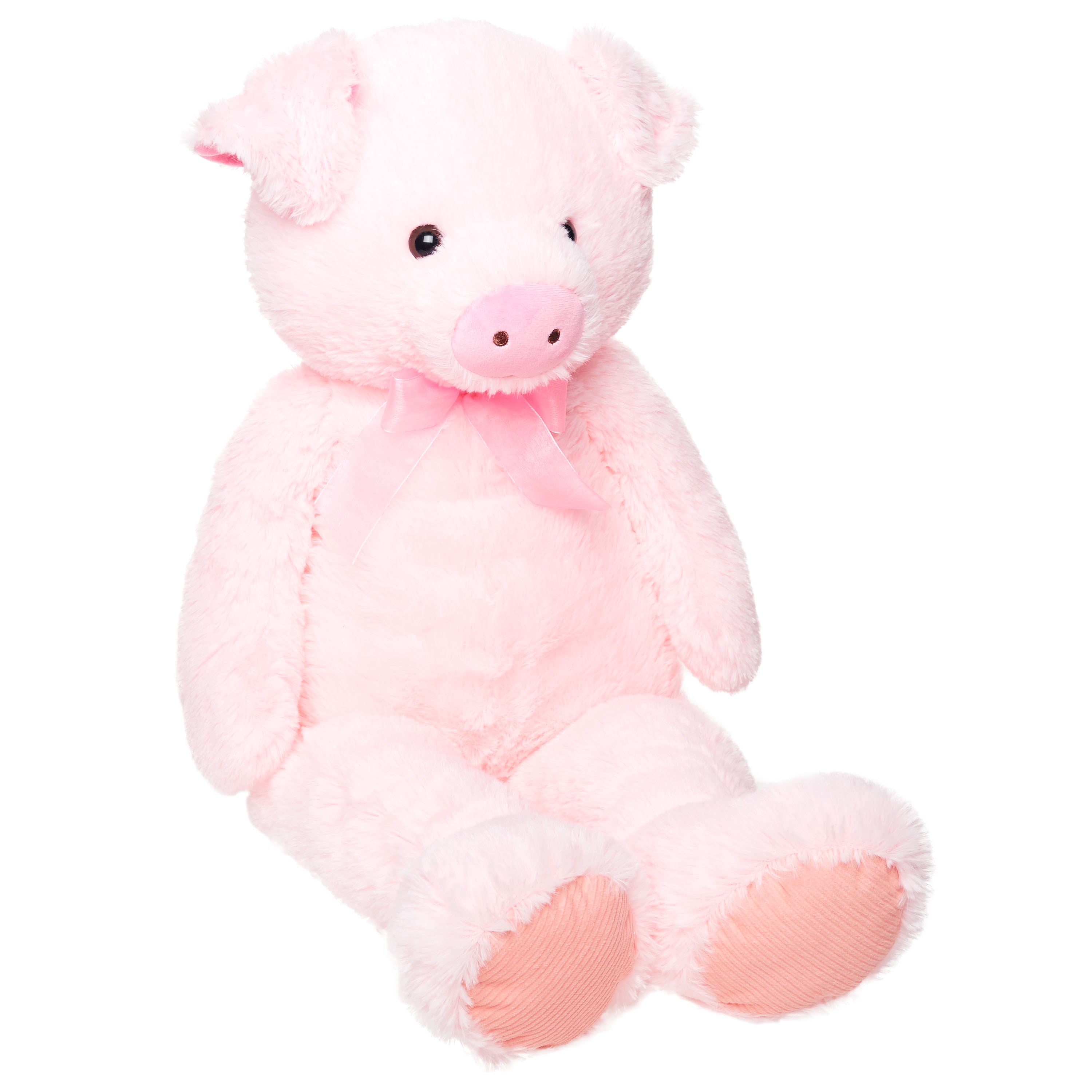 large stuffed pig