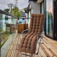 thumbnail image 1 of Coussin de Jardin en Polyester Confortable Coussin de Banc Matelas Épais Extérieur Intérieur Café C, 1 of 8