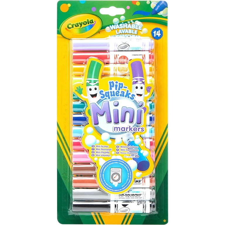 Crayola Pip Squeak Washable Coloring Markers 8/pk – Skool Krafts