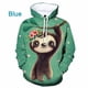 thumbnail image 3 of Sudadera con capucha con estampado 3D de animales perezosos para hombre, sudadera informal de gran tamaño, sudadera con capucha de manga larga para hombre y mujer, ropa de calle, 3 of 5