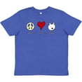 thumbnail image 3 of Inktastic Peace Love Westies Youth T-Shirt, 3 of 5