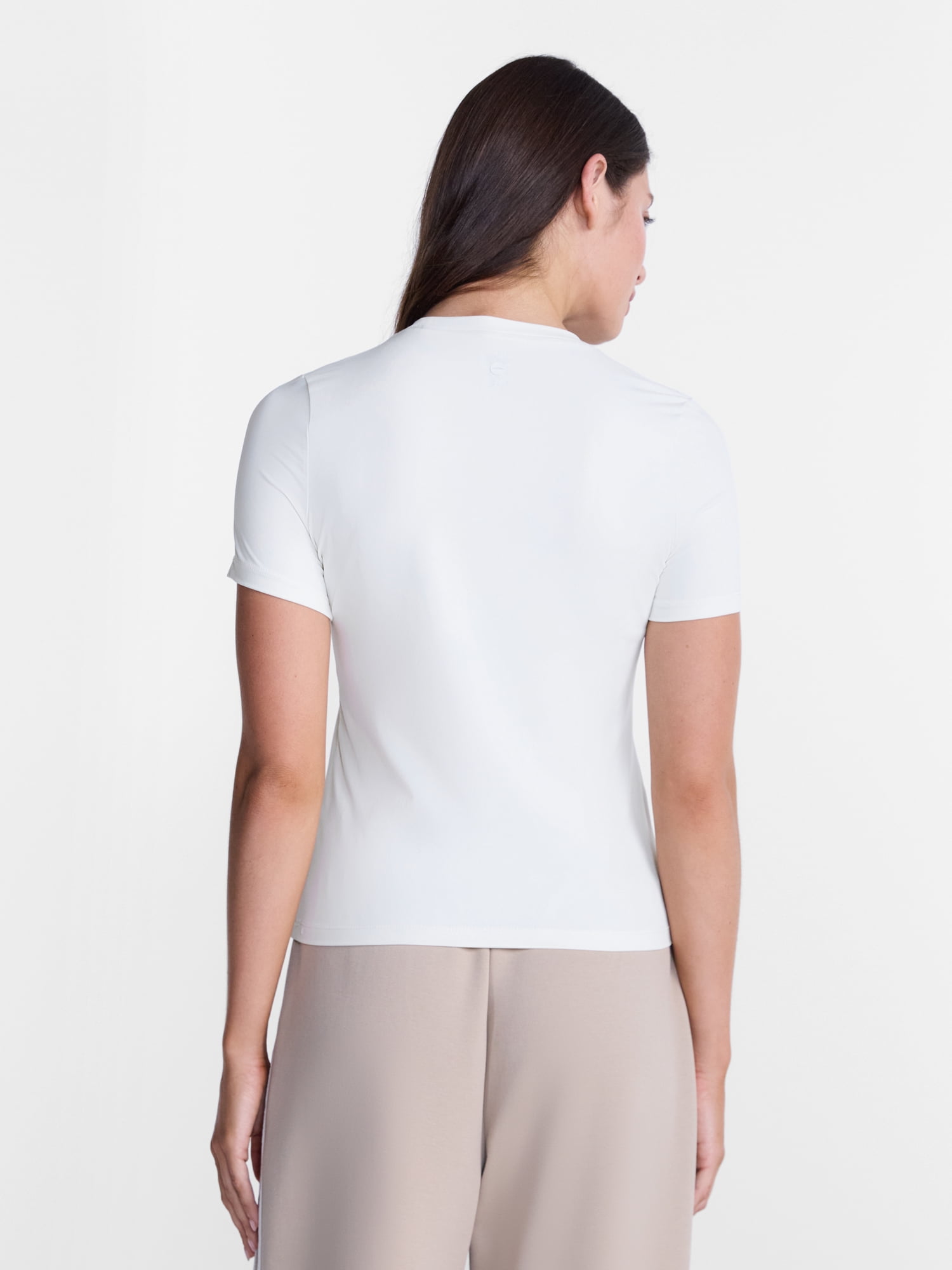 Avia Women's and Women's Plus SoftSculpt Tee with Short Sleeves, Sizes XS-4X