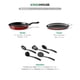 thumbnail image 5 of Juego de Ollas, Sartenes, Comal de Carbono Antiadherente y Utensilios de Cocina Silicona 16 Pzas rojo 16, 5 of 7