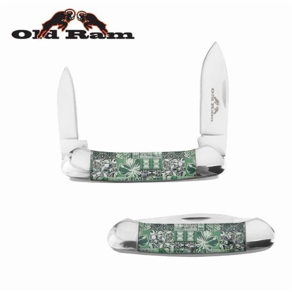 Old Ram Trapper 2 Blade Manual Folding Knife
