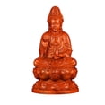 thumbnail image 2 of Estatua de madera Yin, estatua de Buda de adoración, figura de Feng Shui, escultura de Buda para escritorio, estante para sala de estar, Marrón Macarena Estatua de Buda, 2 of 8