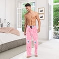 thumbnail image 6 of FORMRS Mens Pajama Pants with Pockets Soft Cotton Sleepwear Lounge Bottoms, Sizes S-2XL, Love Connection, 6 of 7