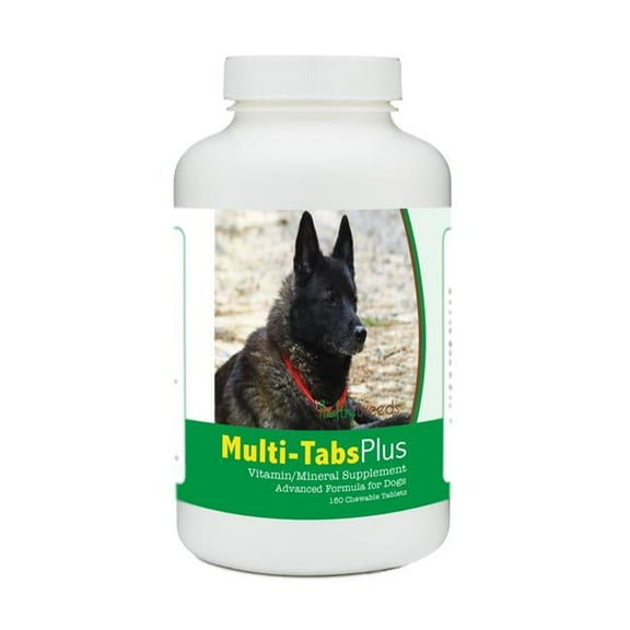 Healthy Breeds 840235140511 Norwegian Elkhound Multi-Tabs Plus Chewable Tablets - 180 Count