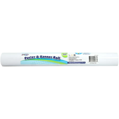 Poster & Banner Paper 17"X50'-White | Walmart Canada