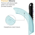 thumbnail image 2 of CaseBot Honey Comb Anti-Slip Shockproof Silicone Case Cover for Roku Ultra 4K 4800R (2020)/ 4670 (2019)/ 4661 (2018)/ 4660 (2017), Roku 1/2/3/4 Remote Controller,Blue Glow, 2 of 8