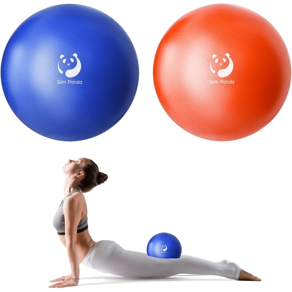 Balle de Pilates Panda Mince, Petite Balle d'Exercice de 9 Pouces, Balle de Thérapie, Balle de Base, Mini Balle de Yoga pour Pilates, Équilibre, Stabilité, Entraînement, Entraînement de Base et Thérapie Physique