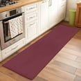 thumbnail image 3 of Red Solid Color Area Rugs Collection 2'x6', Aesthetics Contemporary Luxury Non Slip Indoor Rectangle Throw Runner Rug Floor Mat Carpet for Living Room Dining Table Bedroom Nursery, 3 of 9