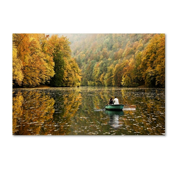 Trademark Fine Art 'Autumn Idyll' Canvas Art by Leicher Oliver