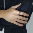 thumbnail image 3 of Anillo de Orgullo LGBT Iris de Acero Inoxidable 8 Mm Sunnimix Tamaño de EE. UU. 12, 3 of 8