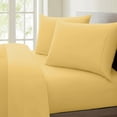 thumbnail image 1 of Bamboohart Fresh Linen Collection United 1200 Thread Count 100% Egyptian Quality Cotton Solid Sheet Set (King  Navy), 1 of 2