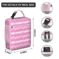 thumbnail image 3 of Elephant Insulated Lunch Box Men Reusable Lunch Tote Bag with Water Bottle Holder Lunch Box Containers Picnic Travel, 3 of 6