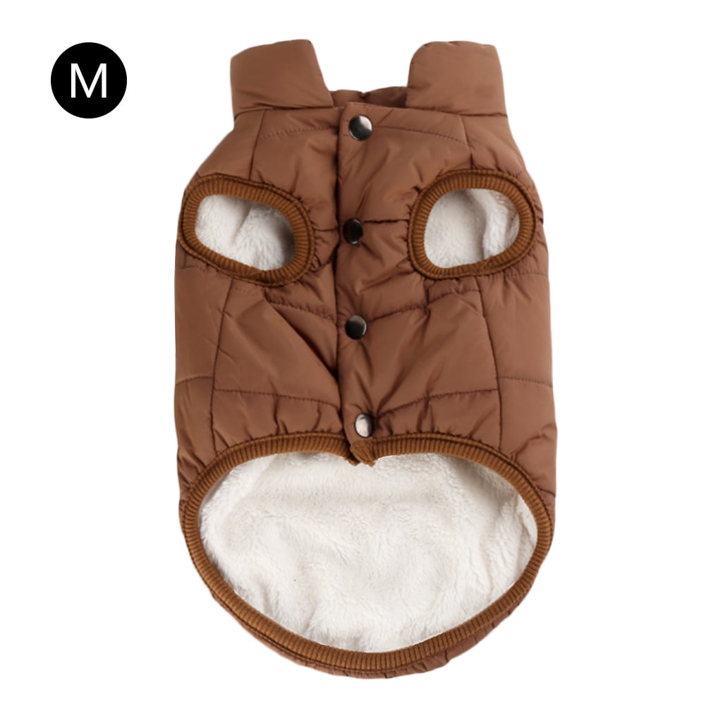 Akoyovwerve Snap Fastener Type Dog Clothes Pet Clothing Dog Coat Jacket