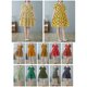 thumbnail image 2 of Mini vestido de manga corta para mujer con bolsillos estampado vintage vestido de una línea Abanopi Vestido, 2 of 7