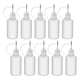 thumbnail image 1 of 10pcs 30ml Plastic Squeezable Tip Applicator Bottle Refillable Dropper Bottles With Needle Tip Caps, 1 of 5